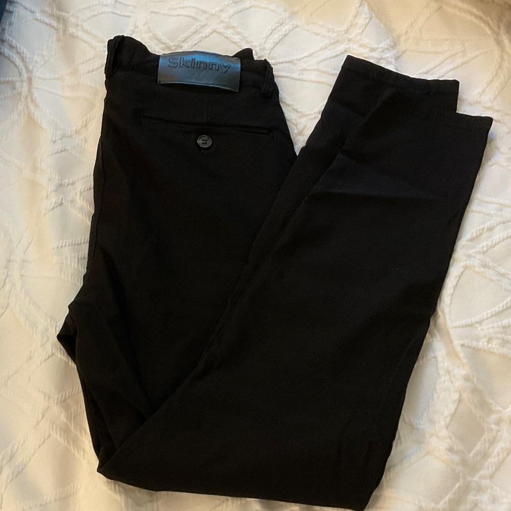 Rich & Skinny Black Chinos